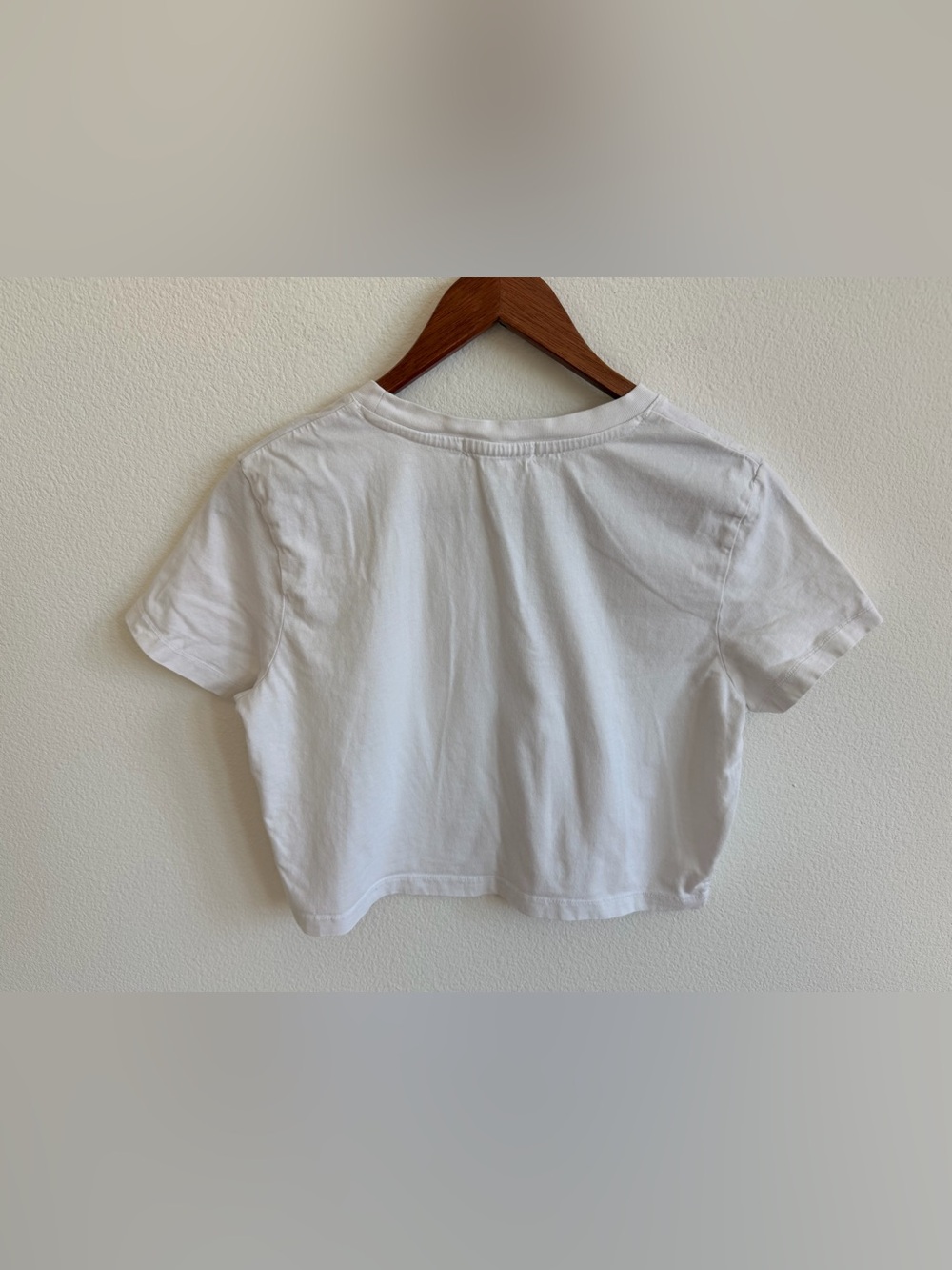 Cotton On White Crop Baby Tee